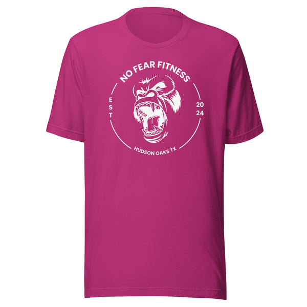 No Fear Fitness Plate Logo Unisex t-shirt