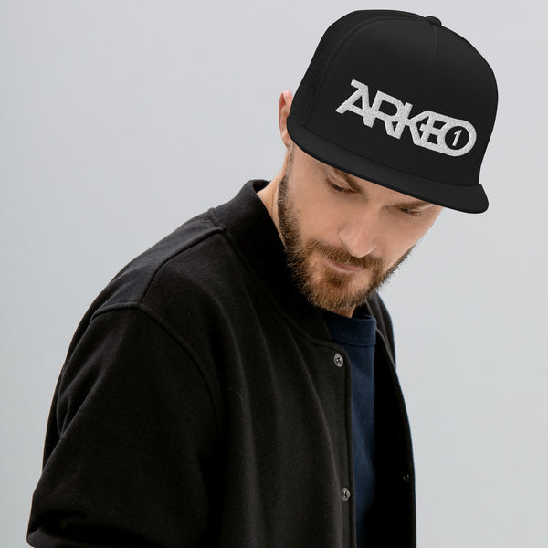 Arkeo1 B&W Trucker Cap