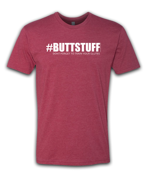 Atom Olson Fitness Cardinal Unisex t-shirt #buttstuff don't forget to train your glutes