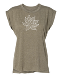 Arkeo1 Spring 2021 Lotus Rolled Sleeve Flowy T-Shirt