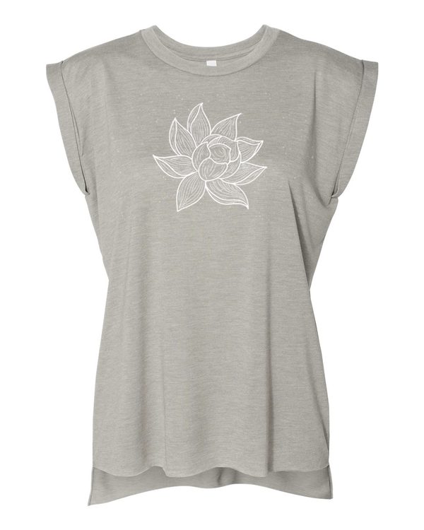 Arkeo1 Spring 2021 Lotus Rolled Sleeve Flowy T-Shirt
