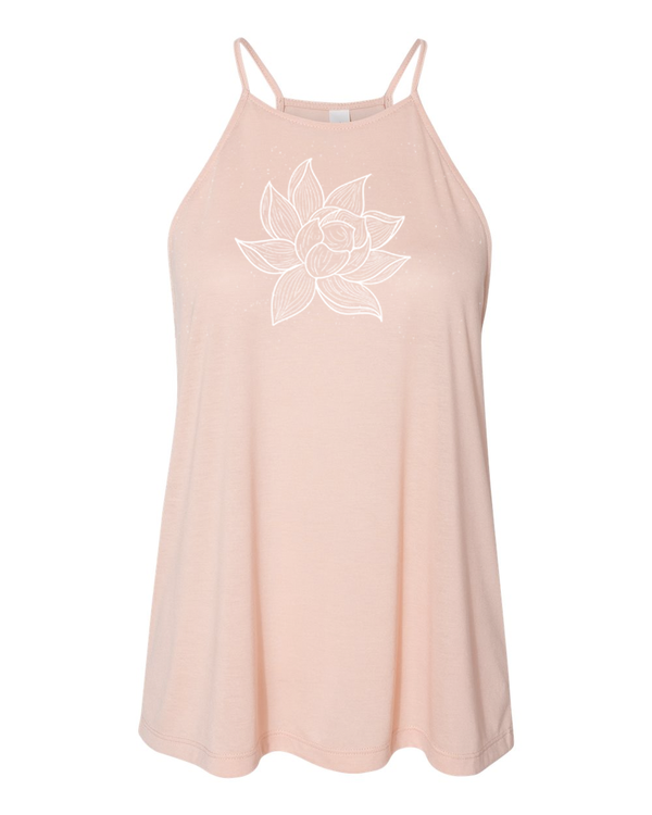 Arkeo1 Spring 2021 peach Lotus High Neck Tank