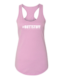Atom Olson Fitness Pink Women's Racerback Tank Top #buttstuff don't forget to train your glutes