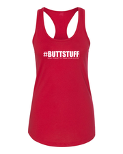 Amy Back Fitness - #BUTTSTUFF Women's Racerback Tank