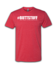 Atom Olson Fitness Red Unisex t-shirt #buttstuff don't forget to train your glutes