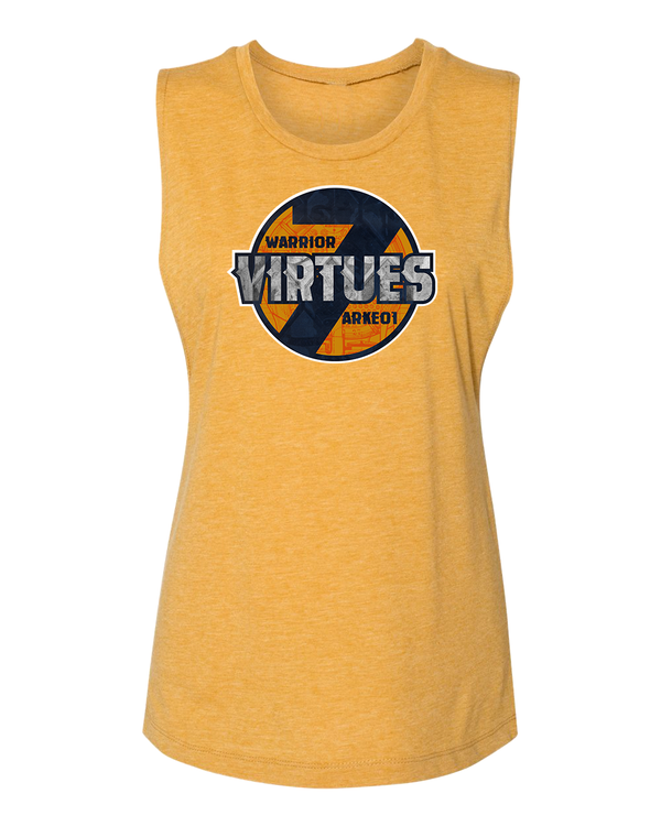 Arkeo1 Warrior 7 Virtues Woman Tank