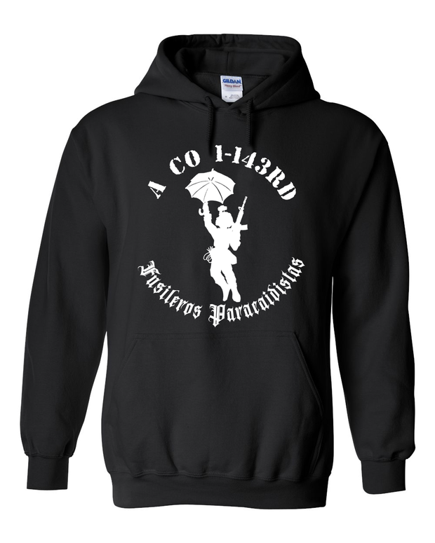 A CO 1-143 - Fusileros Paracaidistas Heavyweight Hoodie