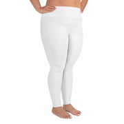 Women's Plus Size- High Waist - Blank Apparel Custom Design - Yoga Leggings