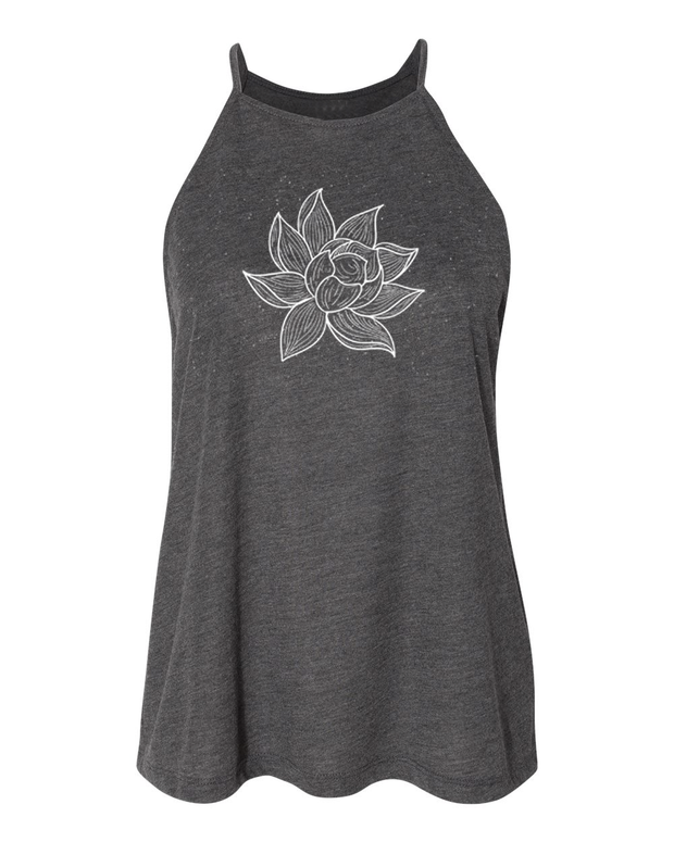 Arkeo1 Spring 2021 Charcoal Lotus High Neck Tank