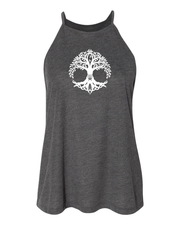 Arkeo1 Spring 2021 charcoal tree of life high neck tank top