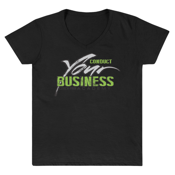 CPA Women's V-Neck Conduct Your Business