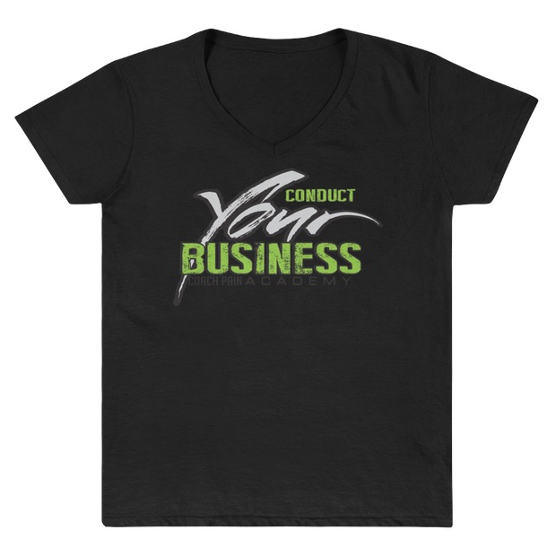 CPA Women's V-Neck Conduct Your Business