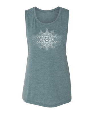 Arkeo1 Spring 2021 Mauve Flower Mandala Tank