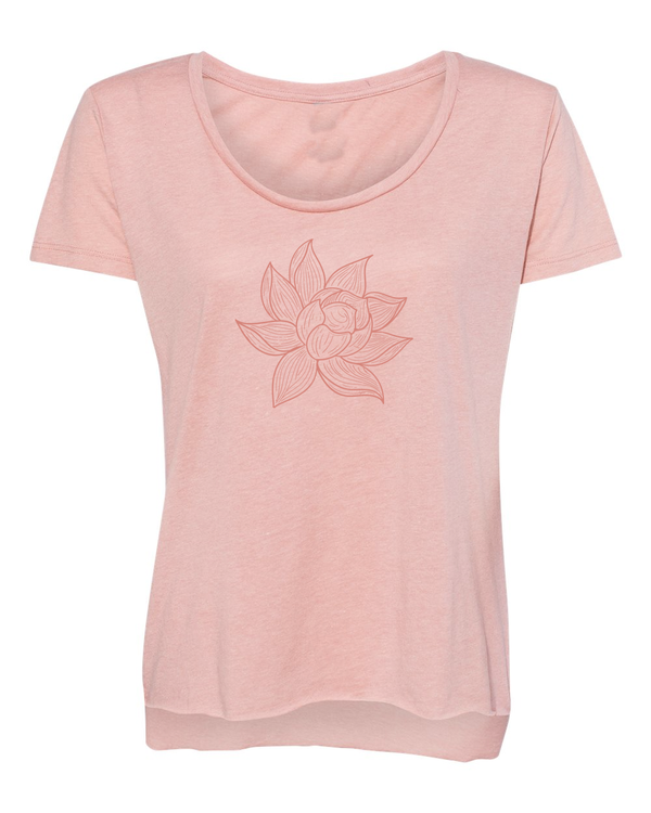 Arkeo1 Spring 2021 Lotus Flower Scoop T-Shirt