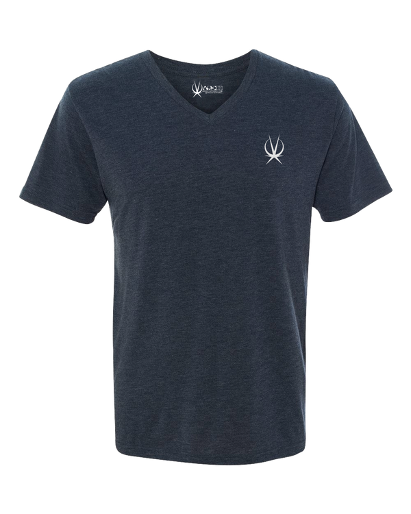 MEN'S V NECK SMALL ICON TSHIRT - ARKEO1