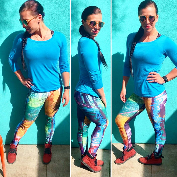 Life Was Meant to Be Awesome Wearable Art Leggings