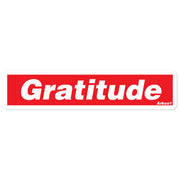 Gratitude Bubble-free stickers