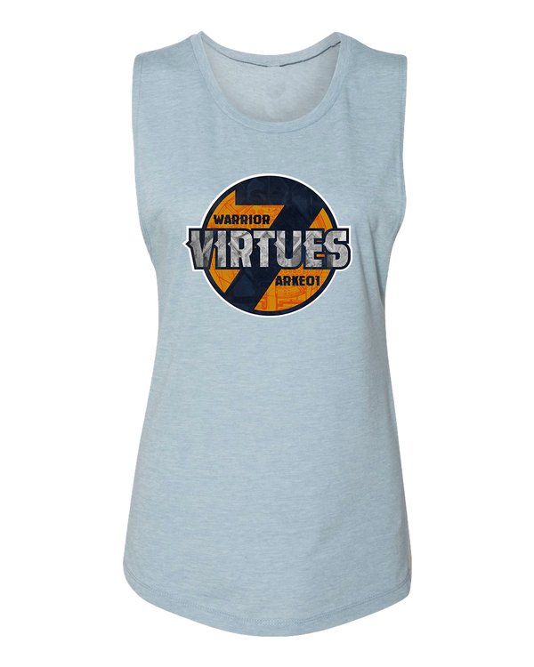 Arkeo1 Warrior 7 Virtues Woman Tank