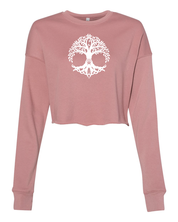 Arkeo1 Spring 2021 Tree of Life Crop Sweatshirt