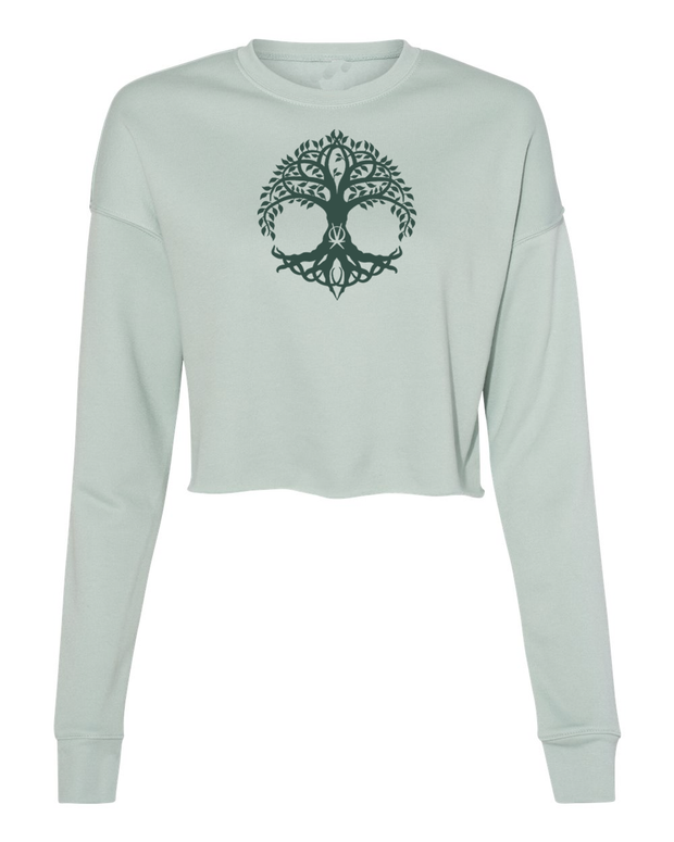Arkeo1 Spring 2021 Tree of Life Crop Sweatshirt
