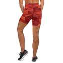Fire Orange Active Shorts
