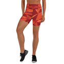 Fire Orange Active Shorts