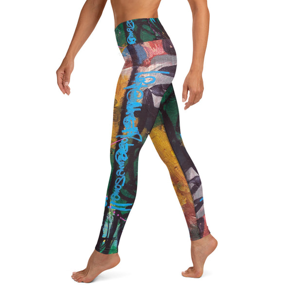 Life Was Meant to Be Awesome Wearable Art Leggings