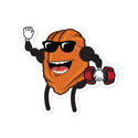 Muscle Nugget High Five Sticker