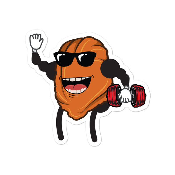 Muscle Nugget High Five Sticker