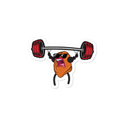 Muscle Nugget Overhead Presser Sticker