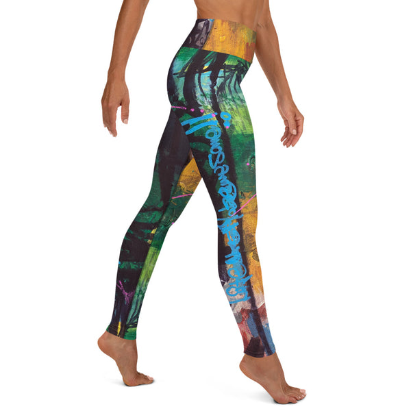 Life Was Meant to Be Awesome Wearable Art Leggings