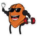 Muscle Nugget High Five Sticker