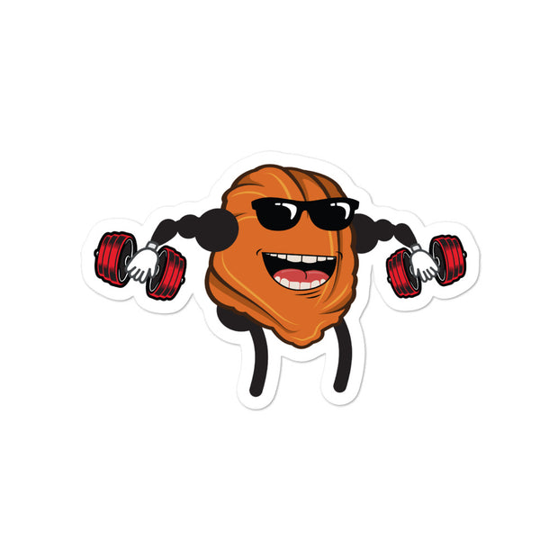 Muscle Nugget Dumbbell Lifter Sticker