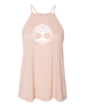 Arkeo1 Spring 2021 peach tree of life high neck tank top