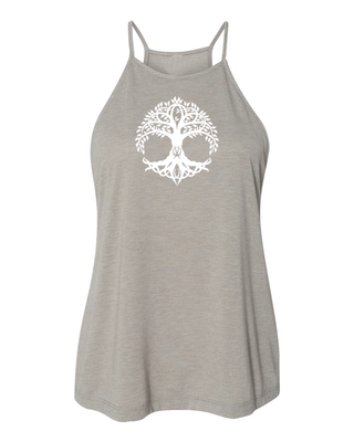 Arkeo1 Spring 2021 ash tree of life high neck tank top