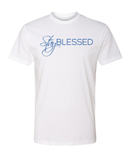 Stay Blessed - Unisex Stay Blessed White Logo T-Shirt