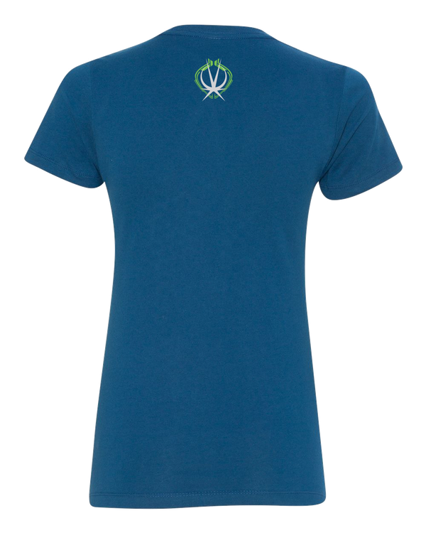 DEEP BLUE WOMEN'S ARKEO1 TECHNO TSHIRT - ARKEO1