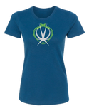 DEEP BLUE WOMEN'S ARKEO1 TECHNO TSHIRT - ARKEO1