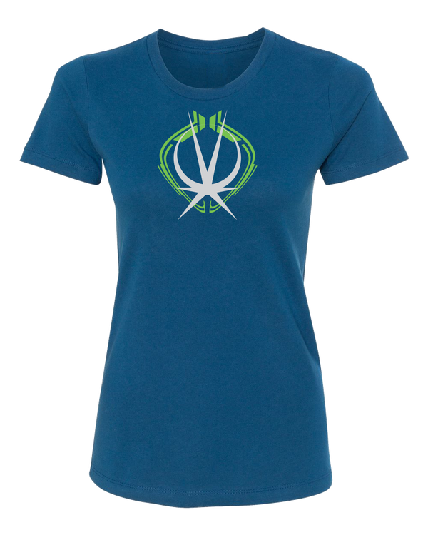 DEEP BLUE WOMEN'S ARKEO1 TECHNO TSHIRT - ARKEO1