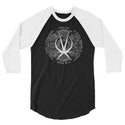 Arkeo1 B&W - Slogan Icon Unisex Raglan T-Shirt