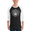 Arkeo1 B&W - Slogan Icon Unisex Raglan T-Shirt