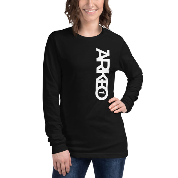 Arkeo1 B&W - Sideway Unisex Long Sleeve