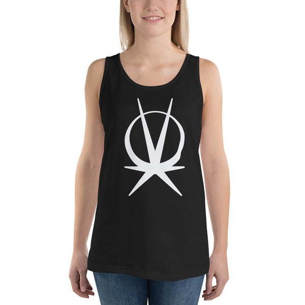 Arkeo1 B&W - Large Icon Unisex Tank