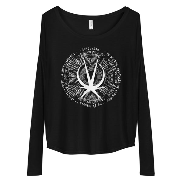 Arkeo1 B&W - Slogan Icon Unisex Long Sleeve